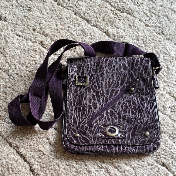 Handbags - Elegant Purple Crossbody Bag